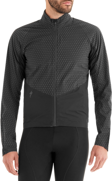 Specialized Deflect N Reflect H2O Jacket Black Reflective Large RIDEcyclery