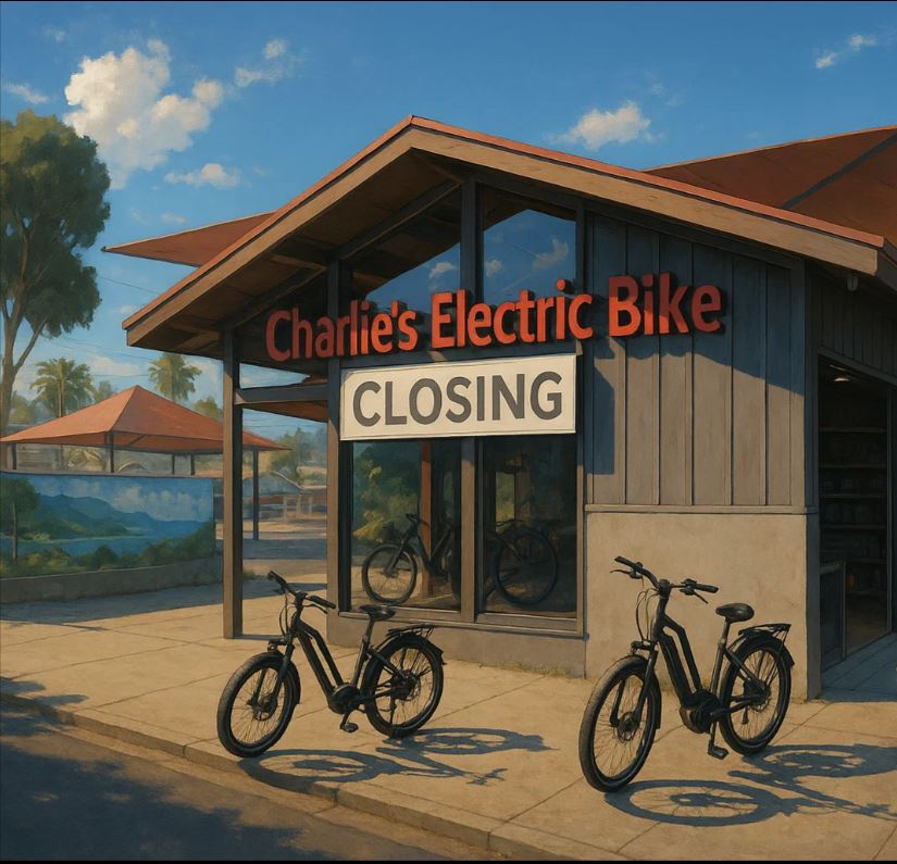 Charlie’s Electric Bike: Another Local Bike Shop Closes