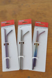 Silca - TITANIUM STRAWS, PAIR, Oil Slick