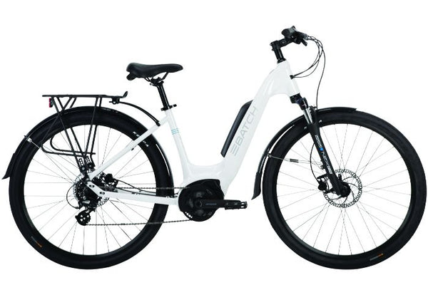 Batch Step-Thru E-Bike (White)