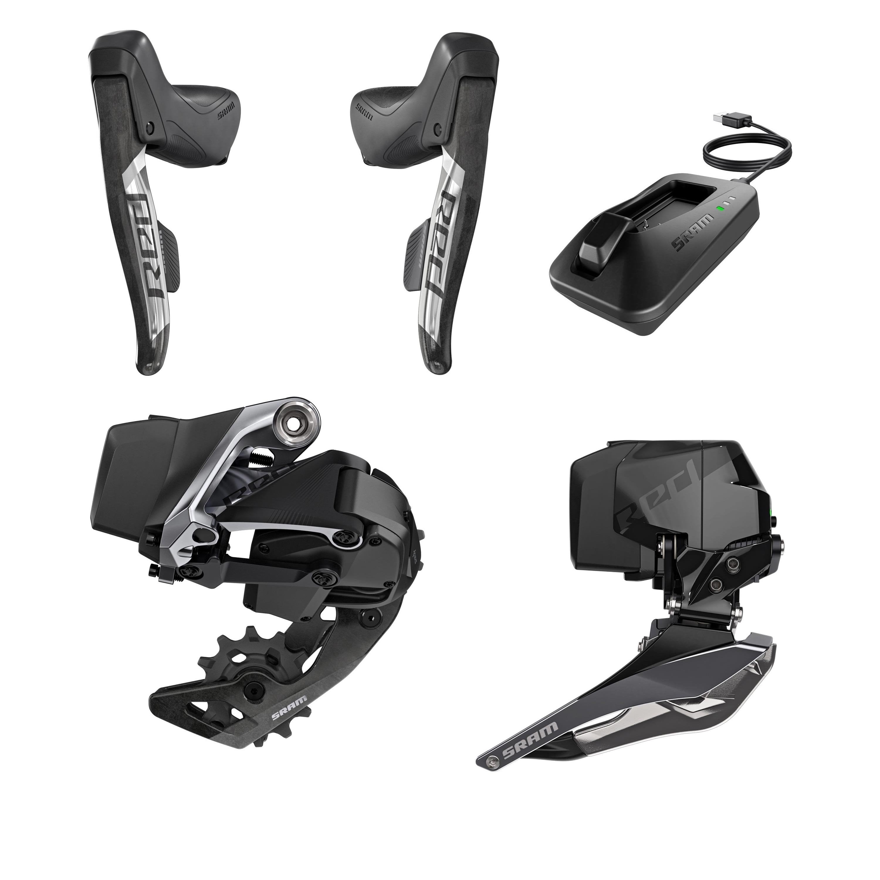 SRAM RED eTap AXS Groupset - 2x, 12-Speed, Cable – RIDEcyclery.com